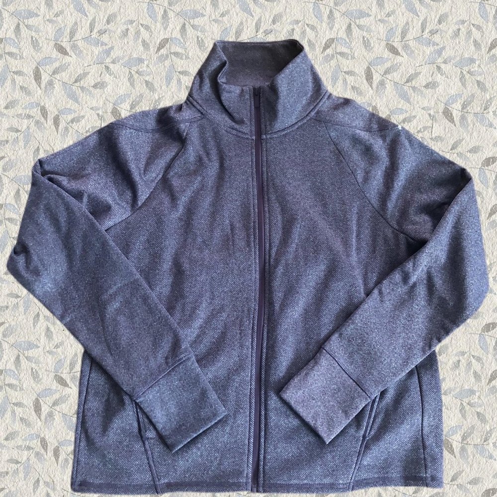 Champion purple zip up jacket nwot